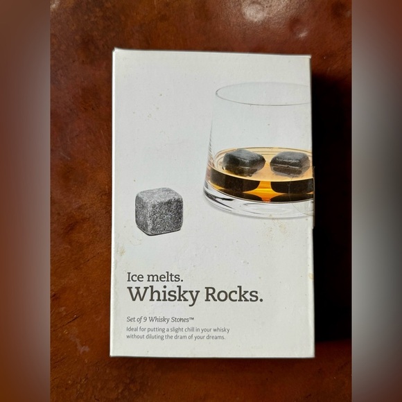 Teroforma Other - SEALED Original Whisky Stones Classic Teroforma Handcrafted Natural Soapstone